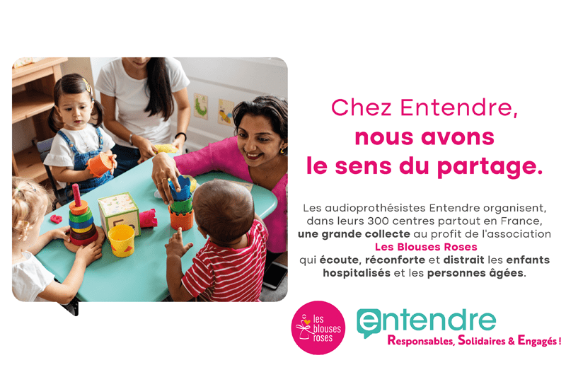 Chez Entendre, nous avons le sens du partage. Chez Entendre, nous avons le sens du partage.